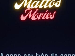 Kulisy sceny dojścia w dupę sprośnej na łóżku