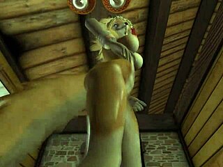 Dulce yiff peludo con acción anal intensa