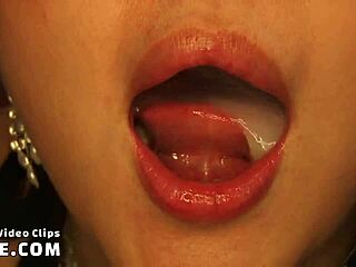 Swallow my cum in looping video clip with asian blowbang pov cumshot bukkake