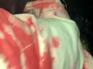 Spinning Her Around for Public Car Action at the Laundromat