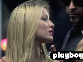 sweet babes enjoy hot photoshoot before blonde gets fucked