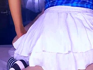 I felt every inch of passion with my lover in the steamy college jacuzzi