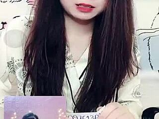 Cute bunny performs live show with full face