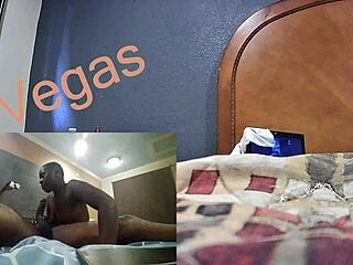 ghetto xxx - thick ebony milf pisses hard in wild hood scene