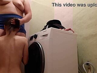 Neighbor Mouth Fucked In Kitchen Lesbian Illusion