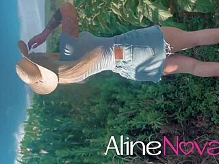 loira gostosa gets sabugo na boca in milho plantation