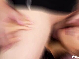 beauty in lingerie teased before deepthroat face fucking