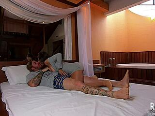 Morena Gostosa Catches Familiar Watching Porn and Helps Him Fuck