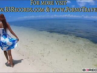 와, 이 섹시한 검은 보지가 거대한 자지에 핥히고 박히고 POV 야외 사정!