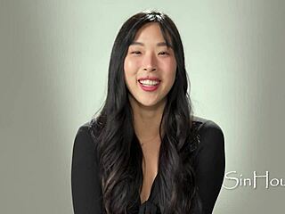 Elle Lees intense orgasm during solo casting with fingering