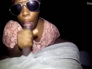 Sloppy blowjob leads to public cumshot in the car