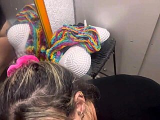 Wife's Horny Dressing Room Fuck! Public Sex Madness!