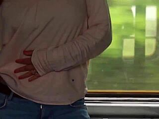 Hűha! Idegen nő maszturbált nekem a vonaton - válogatás!