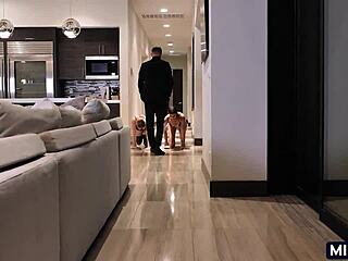 Rich Guy Orders Two Escorts