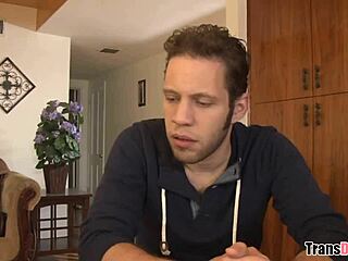 Hey, teaching a tranny prostitute how to fuck with monster cock 💦