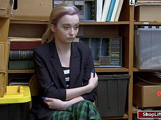 why did shoplifter get shaved pussy banged?