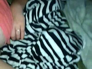 amateur pov with mature woman moving panties aside for wet interracial scene