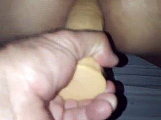 The client playfully teases my tight ass in this trans encounter