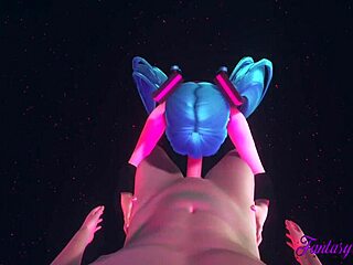 Hey, nak tengok Miku bagi blowjob POV dalam kelab hentai 3D ni?