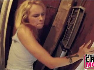 Blonde teen needs money fast