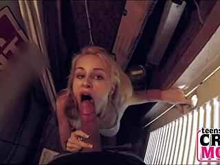 Blonde teen needs money fast