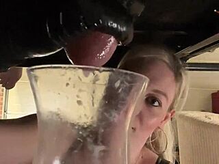 dude, ruined multiple times into glass on milking table!