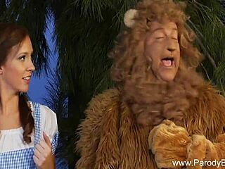 Parody sex unfolds for the holidays with couple and blonde