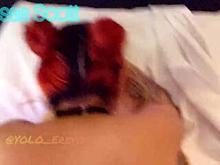 Melissa Scott bent over in hardcore doggystyle