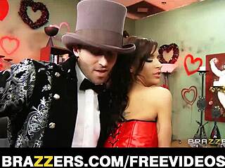 Hot girls share one hard cock in orgy!