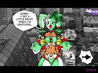 i-i fucked the futanari ladyboy's monster cock in the threesome game