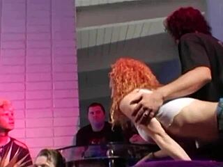 Band members satisfy two slutty chicks with anal dp foursome fantasy