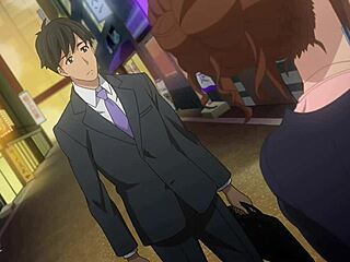 エロい日本人秘書がヘンタイシーンで書類以上のものを披露！