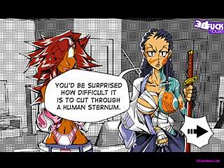 i-i fucked the futanari ladyboy's monster cock in the threesome game