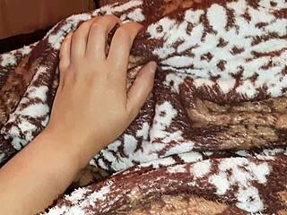 My Shy Stepsister Bangs Hard Under the Covers