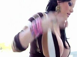 Angelina Castro Rides Her Teddy Bear Playfully