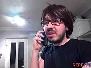 Real Newbie Rides Nerd's Dick