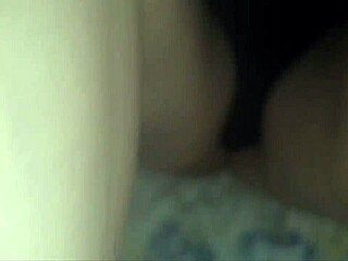 watch the redhead wife give a big blowjob and cum on feet