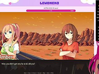 vtuber lewdneko gets naughty in highway blossoms game part 1 😈