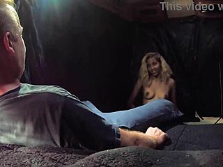 Dayanara fucks dude in his van at highway truck stop