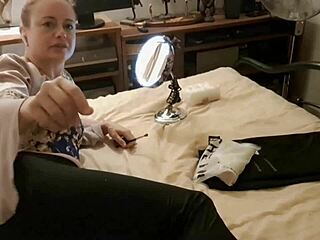 Amateur slut feels intense pleasure in doggystyle fucking.