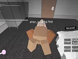 47 Roblox Ebony Whore Bent Over for Big Black Cock
