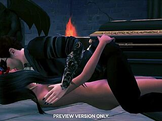 Masquerade night in 3d hentai, preview version with gangbang action