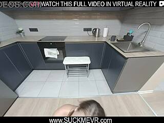 Blonde Naughty Elena Muze Gets Fucked In Kitchen!