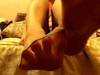 Smell My Super Smelly Feet in Pantyhose