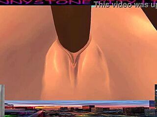 Jonnystone meets latina model in 3d cartoon