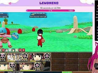 hey, watching vtuber lewdneko play evenicle part 18 is wild