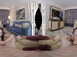 Ivy lebelle deepthroats and swallows in vr