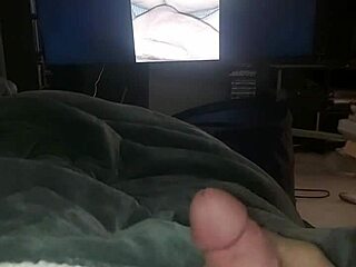 Oh, that cock is throbbing during solo masturbation! Watch it explode!