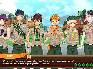 game friends camp episode 5: why taiga dislikes us with russian voice acting