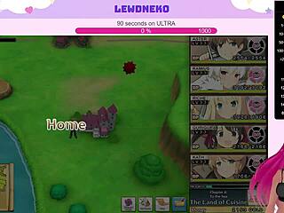 Hei, å se vtuber lewdneko spille Evenicle del 18 er vilt